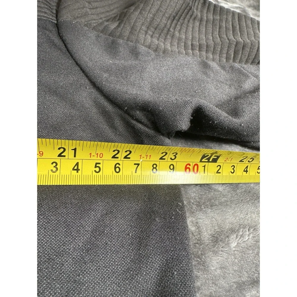 Callaway Sweater Mens Large Gray Golf Quarter Zip Pullover Weather Wind Pockets‎
